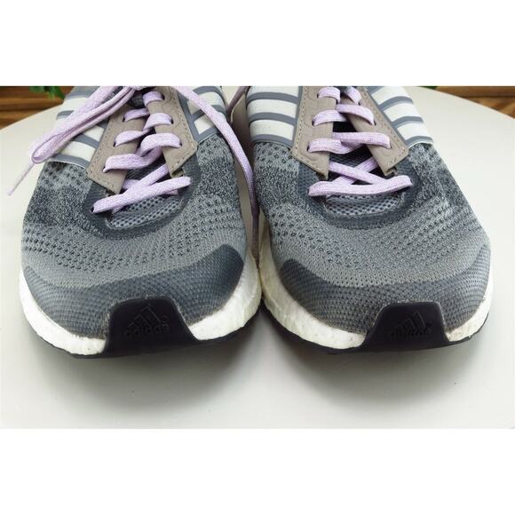 adidas Women Size 7.5 M Shoes Gray Running Mesh - Picture 2 of 9